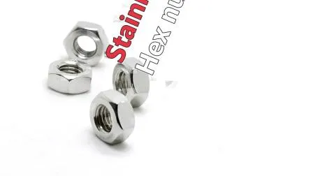 Stainless Steel Hexagon Head SS304 SS316 DIN 934 Hex Nut M3-M160